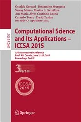 Book cover of Computational Science and Its Applications -- ICCSA 2015 by Osvaldo Gervasi