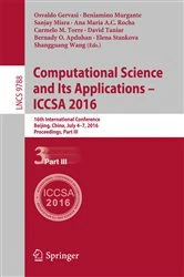 Book cover of Computational Science and Its Applications – ICCSA 2016 by Osvaldo Gervasi
