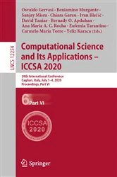 Book cover of Computational Science and Its Applications – ICCSA 2020 by Osvaldo Gervasi