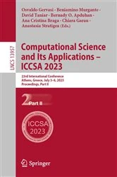 Book cover of Computational Science and Its Applications – ICCSA 2023 by Osvaldo Gervasi