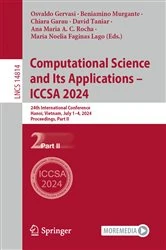 Book cover of Computational Science and Its Applications – ICCSA 2024 by Osvaldo Gervasi