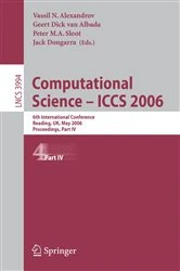 Book cover of Computational Science - ICCS 2006 by Vassil N. Alexandrov