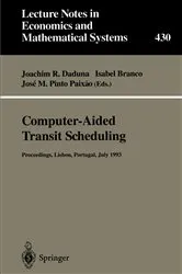 Book cover of Computer-Aided Transit Scheduling by Nigel H.M. Wilson