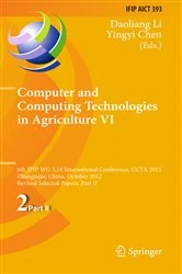 Book cover of Computer and Computing Technologies in Agriculture VI by Daoliang Li