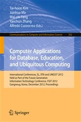 Book cover of Computer Applications for Database, Education and Ubiquitous Computing by Tai-hoon Kim