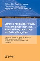 Book cover of Computer Applications for Web, Human Computer Interaction, Signal and Image Processing, and Pattern Recognition by Tai-hoon Kim