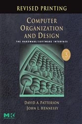 Book cover of Computer Organization and Design, Revised Printing (3rd ed.) by David A. Patterson