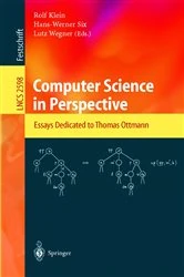 Book cover of Computer Science in Perspective by Rolf Klein
