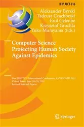 Book cover of Computer Science Protecting Human Society Against Epidemics by Aleksander Byrski