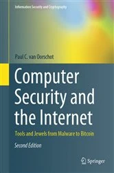 Book cover of Computer Security and the Internet (2nd ed.) by Paul C. van Oorschot