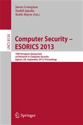 Book cover of Computer Security -- ESORICS 2013 by Jason Crampton