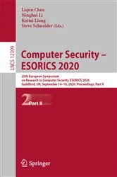 Book cover of Computer Security – ESORICS 2020 by Liqun Chen