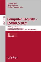 Book cover of Computer Security – ESORICS 2021 by Elisa Bertino