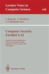 Book cover of Computer Security - ESORICS 92 by Yves Deswarte