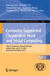 Book cover of Computer Supported Cooperative Work and Social Computing by Hailong Sun