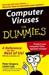 Book cover of Computer Viruses For Dummies by Peter H. Gregory