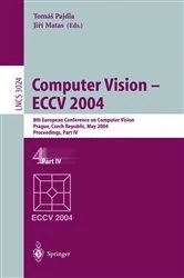 Book cover of Computer Vision - ECCV 2004 by Tomas Pajdla