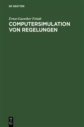 Book cover of Computersimulation von Regelungen by Ernst-Guenther Feindt