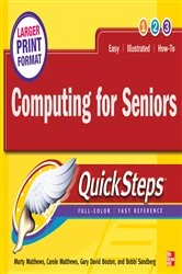 Book cover of Computing for Seniors QuickSteps by Marty Matthews