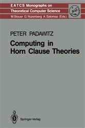 Book cover of Computing in Horn Clause Theories by Peter Padawitz