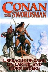 Book cover of Conan the Swordsman by Sprague L. de Camp