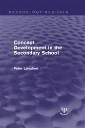 Book cover of Concept Development in the Secondary School by Peter Langford