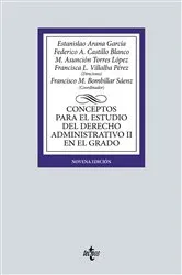 Book cover of Conceptos para el estudio del Derecho administrativo II en el grado by Estanislao Arana García