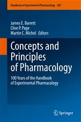 Book cover of Concepts and Principles of Pharmacology by James E. Barrett