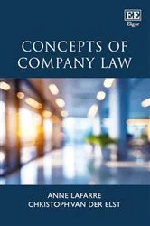 Book cover of Concepts of Company Law by Unknown