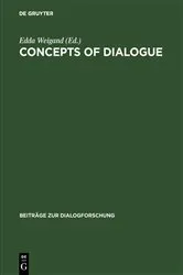 Book cover of Concepts of dialogue by Edda Weigand
