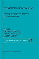 Book cover of Concepts of Meaning by G. Preyer