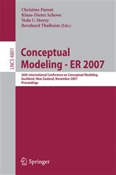 Book cover of Conceptual Modeling - ER 2007 by Christine Parent