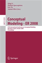 Book cover of Conceptual Modeling - ER 2008 by Qing Li