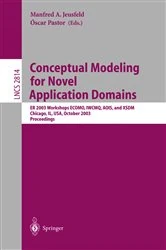 Book cover of Conceptual Modeling for Novel Application Domains by Manfred A. Jeusfeld