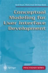 Book cover of Conceptual Modeling for User Interface Development by David Benyon