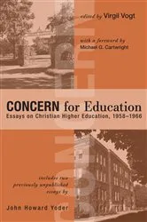 Book cover of CONCERN for Education by Virgil Vogt