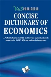 Book cover of Concise Dictionary of Economics by EDITORIAL BOARD