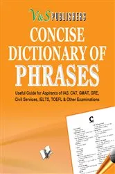 Book cover of CONCISE DICTIONARY OF PHRASES (POCKET SIZE) by EDITORIAL BOARD