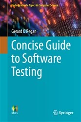 Book cover of Concise Guide to Software Testing by Gerard O'Regan