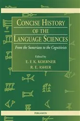 Book cover of Concise History of the Language Sciences by E.F.K. Koerner