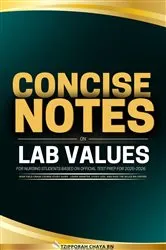 Book cover of Concise Notes on Lab Values for Nursing Students Based on Official Test Prep for 2025-2026 by Tzipporah Chaya