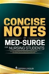 Book cover of Concise Notes on Med-Surg for Nursing Students by Tzipporah Chaya