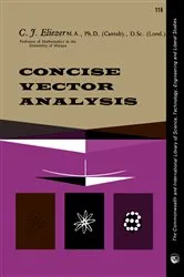 Book cover of Concise Vector Analysis by C. J. Eliezer