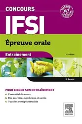 Book cover of Concours IFSI Entraînement Épreuve orale (4th ed.) by CEFIEC