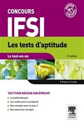 Book cover of Concours IFSI Les tests d'aptitude Le tout-en-un (5th ed.) by Gérard Broyer