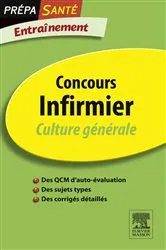 Book cover of Concours Infirmier Culture générale Entraînement (4th ed.) by Jacqueline Gassier