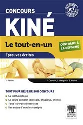 Book cover of Concours Kiné Le tout-en-un Épreuves écrites (2nd ed.) by Sabrina Camelot