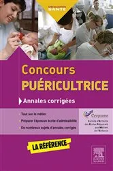 Book cover of Concours puéricultrice - Annales corrigées (4th ed.) by Unknown
