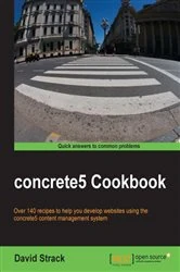 Book cover of concrete5 Cookbook by David Strack