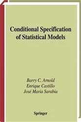 Book cover of Conditional Specification of Statistical Models by Unknown